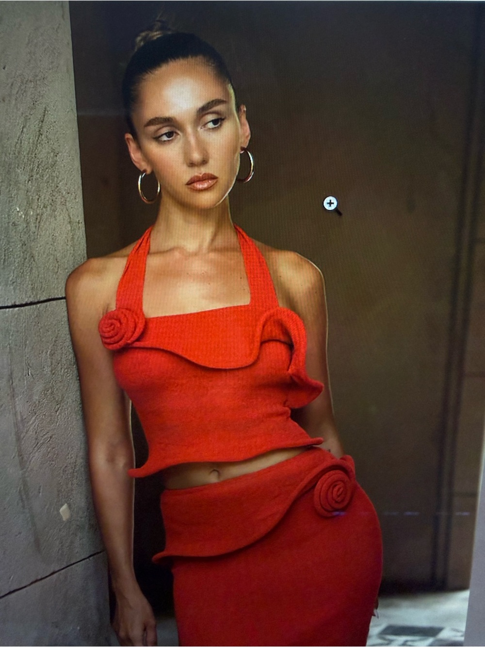 Meshki Damira top new with tags small red